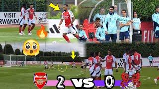 FULL HIGHLIGHTS!Arsenal Win In Behind-Closed Doors Friendly Against Leyton Orient!ESR & Jesus Goals