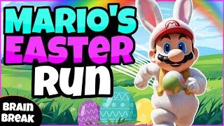  Mario's Easter Run  | Fitness Run | Brain Break | Mini-Games | GoNoodle Inspired