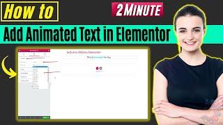 How to add animated text in elementor 2024