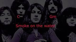Smoke on the water   DEEP PURPLE Lyric chords