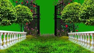 Nature Green Screen / Background Video Effects hd / Garden Background / Green Screen Effects / Tree