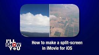 How to make a split-screen in iMovie for iOS