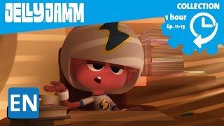 Jelly Jamm English. 1Hour Compilation (Ep.11-15) Cartoons in English for kids