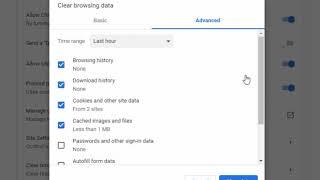 Google Chrome How to Clear Cookies and History