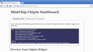 ChipIn - Crowdsourced Funding with MintChip