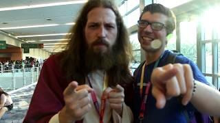 Jesus Christ at vidcon 2017 with AGGETV!!!!!