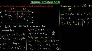 Y parameter example