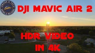 DJI Mavic Air 2 HDR Video Demonstration 4K 30 FPS