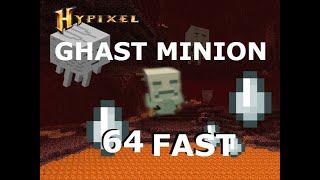 how to build a Ghast minion cage fast -hypixel skyblock