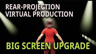 Virtual production update: projection screen