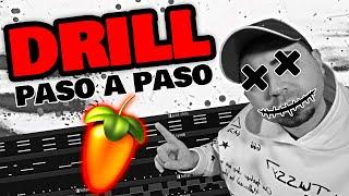 COMO HACER un BEAT de DRILL PASO A PASO en FL STUDIO 21 || COMO HACER DRILL en FL STUDIO