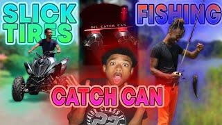 *CHEAP* Catch Can Install | Slicks On 4Wheeler | Going Fishing For First Time | Camaro Catch Can