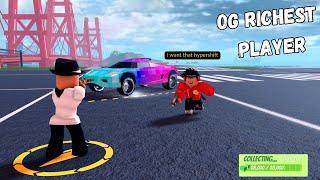 OG Richest Player Tries Arresting Me For My HyperShift...(Roblox Jailbreak)