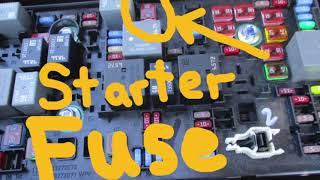 CHEVROLET IMPALA STARTER FUSE LOCATION REPLACE CAR NOT STARTING 2014-2020 Chevy Engine Start Fuse