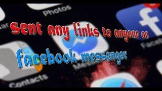 How to sent unauthorized links to Facebook messenger