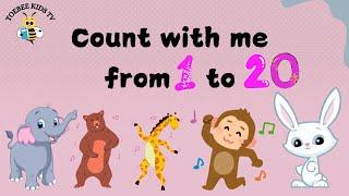 Number song 1- 20 for children I Counting numbers I Sing with Missy the rabbit