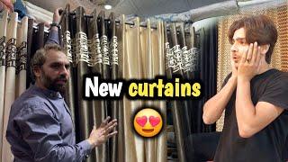 Room Kay Liye New curtains Lay Liye  | Aaj Many Nasta Banaya  | Viral Vicky Vlogs