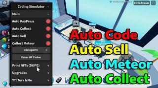 [NEW] [JAVA] Coding Simulator! Script - Auto Code , Auto Sell , Auto Meteor . Auto Collect PASTEBIN