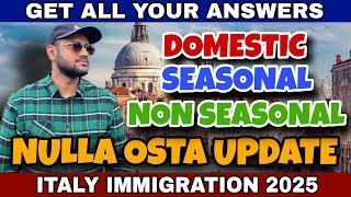 Italy visa update 2025|Italy Seasonal visa update|Italy visa processing time|#saleemrazavlogs