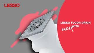 Floor Drain with Backflow Preventer | LESSO