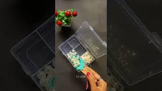 ASMR Filling the box with beads #shorts