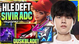 DEFT TRIES SIVIR WITH DUSKBLADE! - HLE Deft Plays Sivir ADC vs Jinx! | Season 11