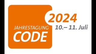 CODE-Jahrestagung 2024, 11.07.2024, Nachmittag des 2. Tages