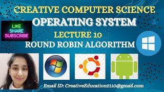 10. Round Robin Algorithm ️ || Operating System