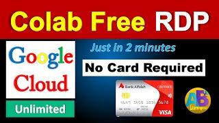 How to create Google Colab Free RDP  || Learninginns