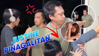 JUSTINE NAPAGALITAN SA PAPA NI SABBY | ITATAPON SA HAGDAN PARA TUMINO | RAMIEL EYAC