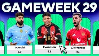 FPL PLAYERS TO BUY | GW29 