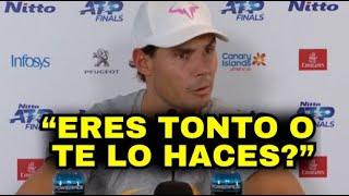 La Respuesta ENFADADA de Rafa Nadal a la Prensa Por Esta Pregunta | Nadal: "Os Vais de Listos"