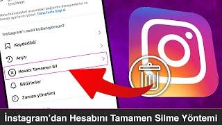 İnstagram Hesap Dondurma ve Tamamen Silme KALICI