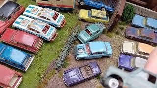 Denting, damaging & crushing scrapyard cars & recent diecast purchases