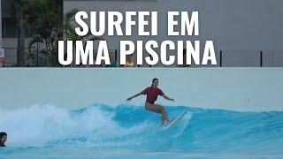 Como foi a minha primeira vez surfando a piscina de onda de Garopaba!