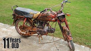 Scrap Honda 70cc MotorCycle Full RESTORATION