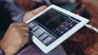 Desh Thillana - Carnatic music on iPad 1st time ever by Navneeth Sundar - Animoog App