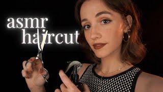 ASMR | Sleepy & Relaxing Haircut ️ (ear to ear whispers)