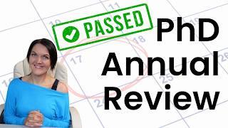 PhD Annual Review