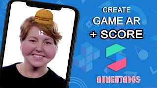 Tutorial Juego + Score Spark Ar Studio, Filtro Instagram (juego con puntaje)