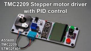 Stepper motor PID control using a TMC2209 and AS5600