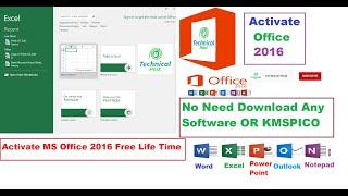 How to Activate Microsoft Office 2016 Using CMD | No Need Any Software or KMSpico | Technical Host|