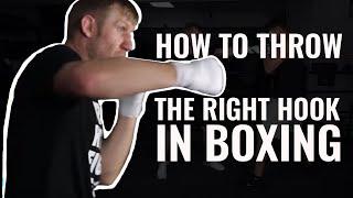 How to throw the right hook in Boxing | Subscribe for more like this