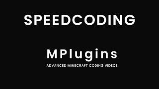 Plot plugin with Serialization (ASMR Speed Coding) | Advanced Spigot Coding | MPlugins 2022