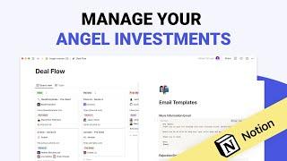 Manage your angel investments in Notion