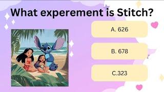 Stitch Quiz How much do you know about Stitch??? 