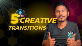 5 Basic But Creative Transition in Davinci Resolve in Hindi | Ajay K Meena