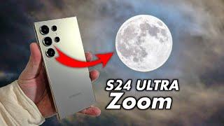 AstroZoom Mastery! Samsung Galaxy S24 Ultra 100x Moon Zoom Test Unveiled 