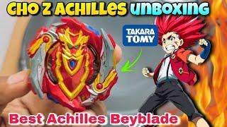 cho z achilles beyblade unboxing and review | pocket toon | takara tomy