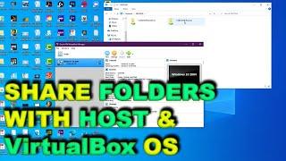 VirtualBox: Share Folders Between Host And Guest OS | Windows 10 | 2021